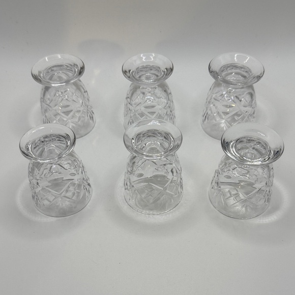 Set of Six Webb & Corbett Crystal, Georgian Pattern - Picture 4 of 10